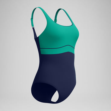 Women's Contour Eclipse Swimsuit Teal/Navy