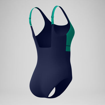 Women's Contour Eclipse Swimsuit Teal/Navy