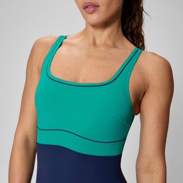 Women's Contour Eclipse Swimsuit Teal/Navy
