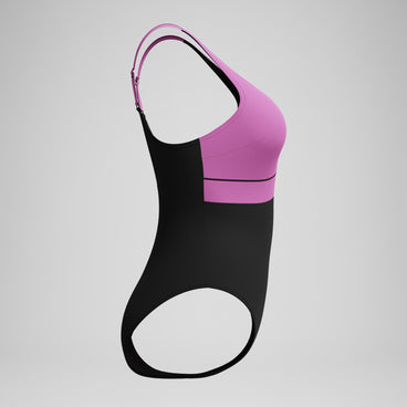 Women's Shaping Contour Eclipse Swimsuit Black/Pink