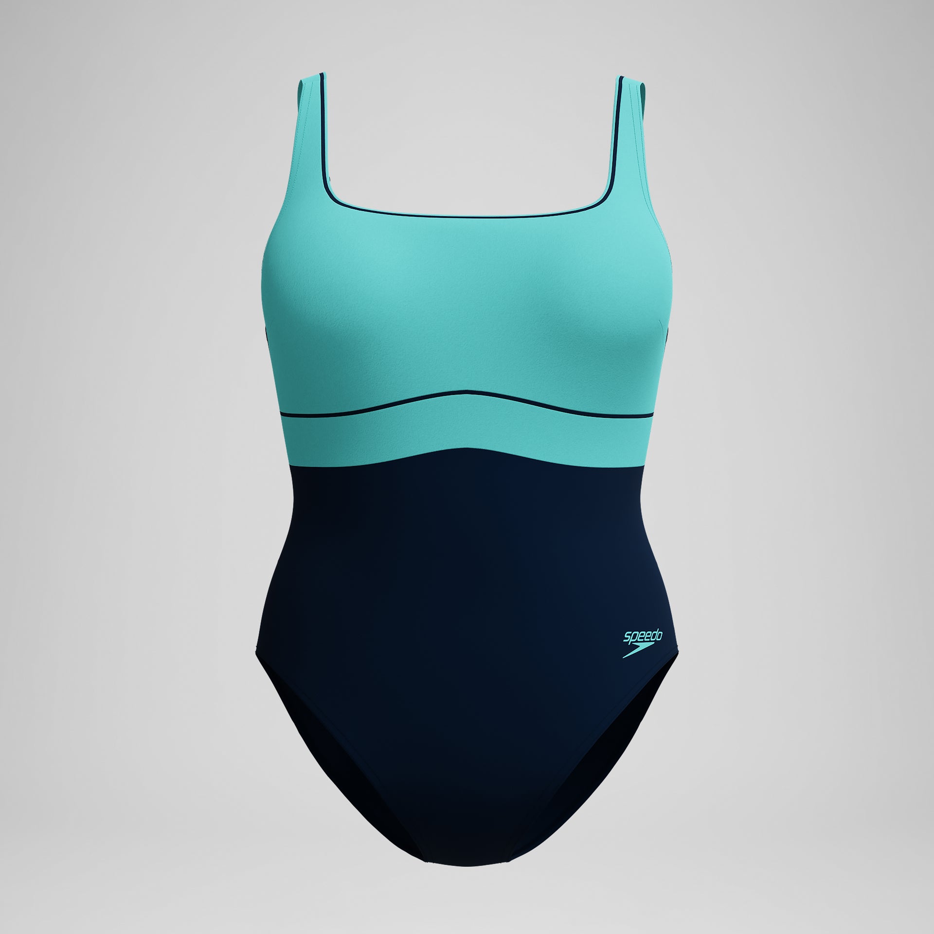 Shaping Contour Eclipse Swimsuit Navy Turquoise