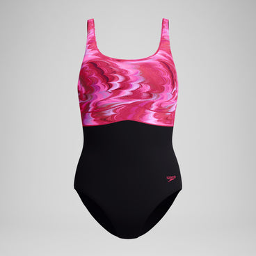 Women's Contour Eclipse Swimsuit Black/Ruby
