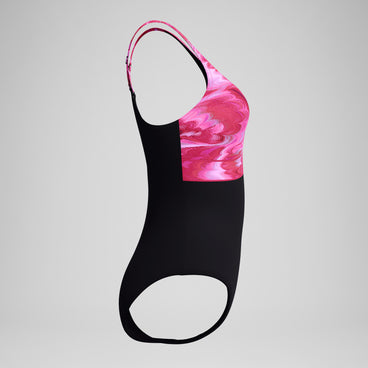 Women's Contour Eclipse Swimsuit Black/Ruby