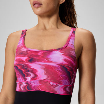 Women's Contour Eclipse Swimsuit Black/Ruby