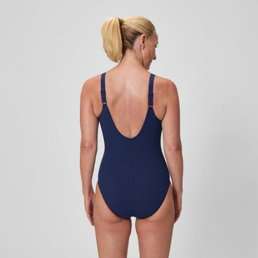 Women's Shaping AquaNite Solid Swimsuit Navy