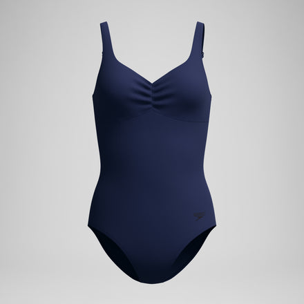 Women's Shaping AquaNite Solid Swimsuit Navy