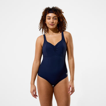 Women's Shaping AquaNite Solid Swimsuit Dark Blue