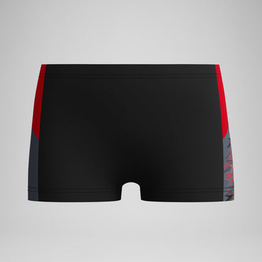 Boys Dive Aquashort Black/Red