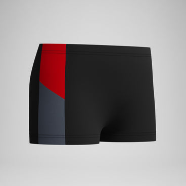 Boys Dive Aquashort Black/Red