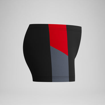 Boys Dive Aquashort Black/Red