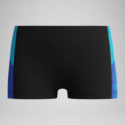 Boys' Dive Aquashort Black/Blue