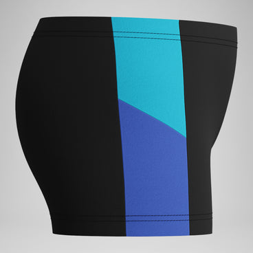 Boys' Dive Aquashort Black/Blue