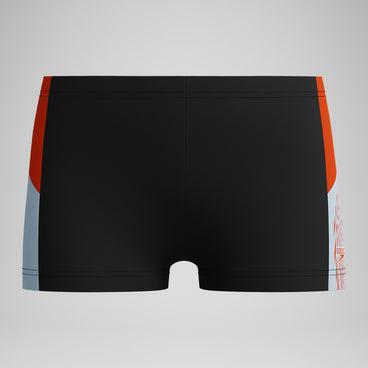 Boys' Dive Aquashort Black/Red