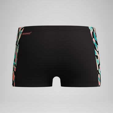 Boys Panel Aquashort Black/Orange