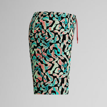 Boys Printed Swim Shorts Orange/Green