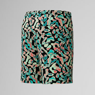 Boys Printed Swim Shorts Orange/Green