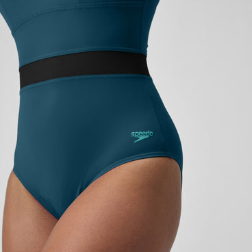 Women's Shaping LuniaGlow Swimsuit DarkTeal/Black