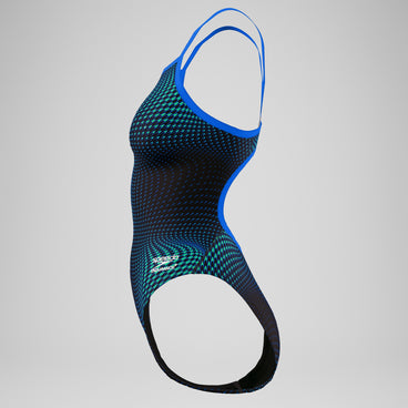 Women's Flow Flyback One Piece Black/Blue