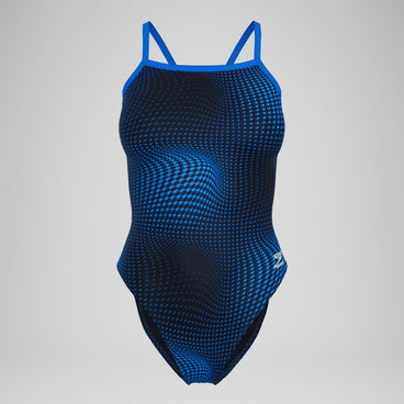 Women's Flow Flyback One Piece Black/Blue