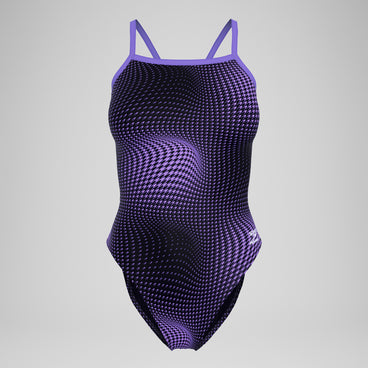 Women's Flow Flyback One Piece Black/Purple