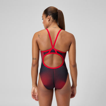 Women's Flow Flyback One Piece Red