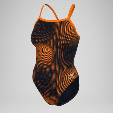 Women's Flow Flyback One Piece Black/Orange