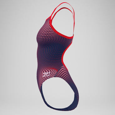 Women's Flow Flyback One Piece Navy/Red