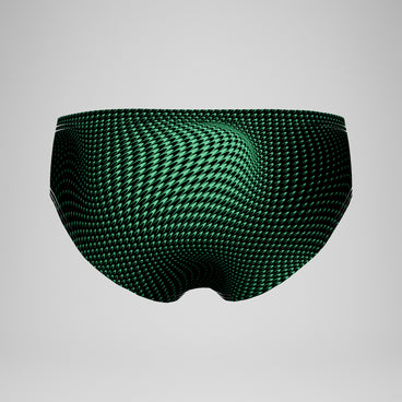 Men's Flow Brief Black/Green
