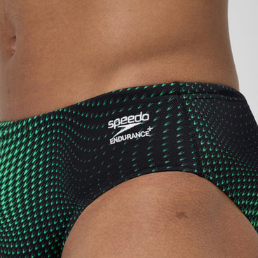 Men's Flow Brief Black/Green