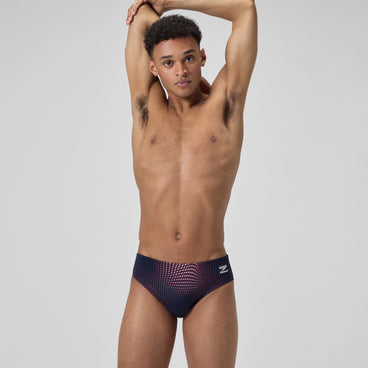 Men's Flow Brief Navy/Red