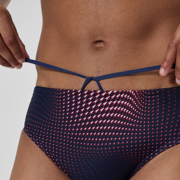 Men's Flow Brief Navy/Red