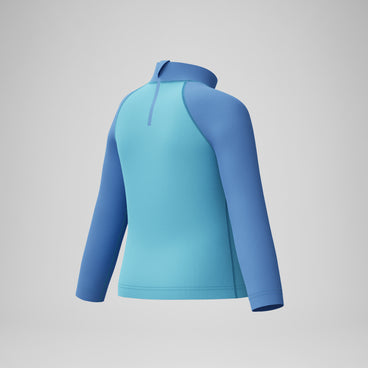 Infants Long Sleeve Print Rashguard Blue
