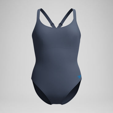Women's Shaping Crossback Swimsuit Grey