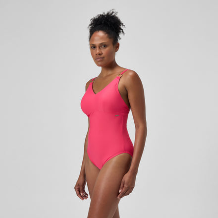 Women's Shaping Strappy Swimsuit Pink