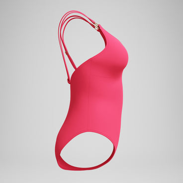 Women's Shaping Strappy Swimsuit Pink