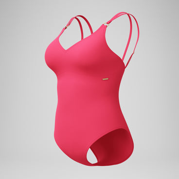Women's Shaping Strappy Swimsuit Pink