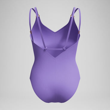 Women's Shaping Strappy Swimsuit Purple