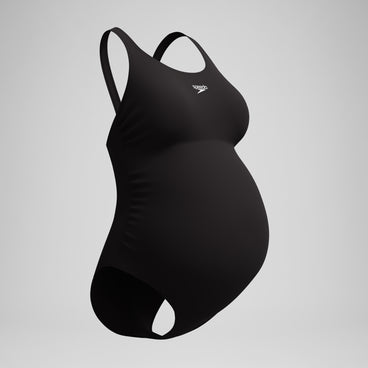 Women's Maternity Fitness Swimsuit Black