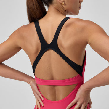 Women's Racerback Swimsuit Pink