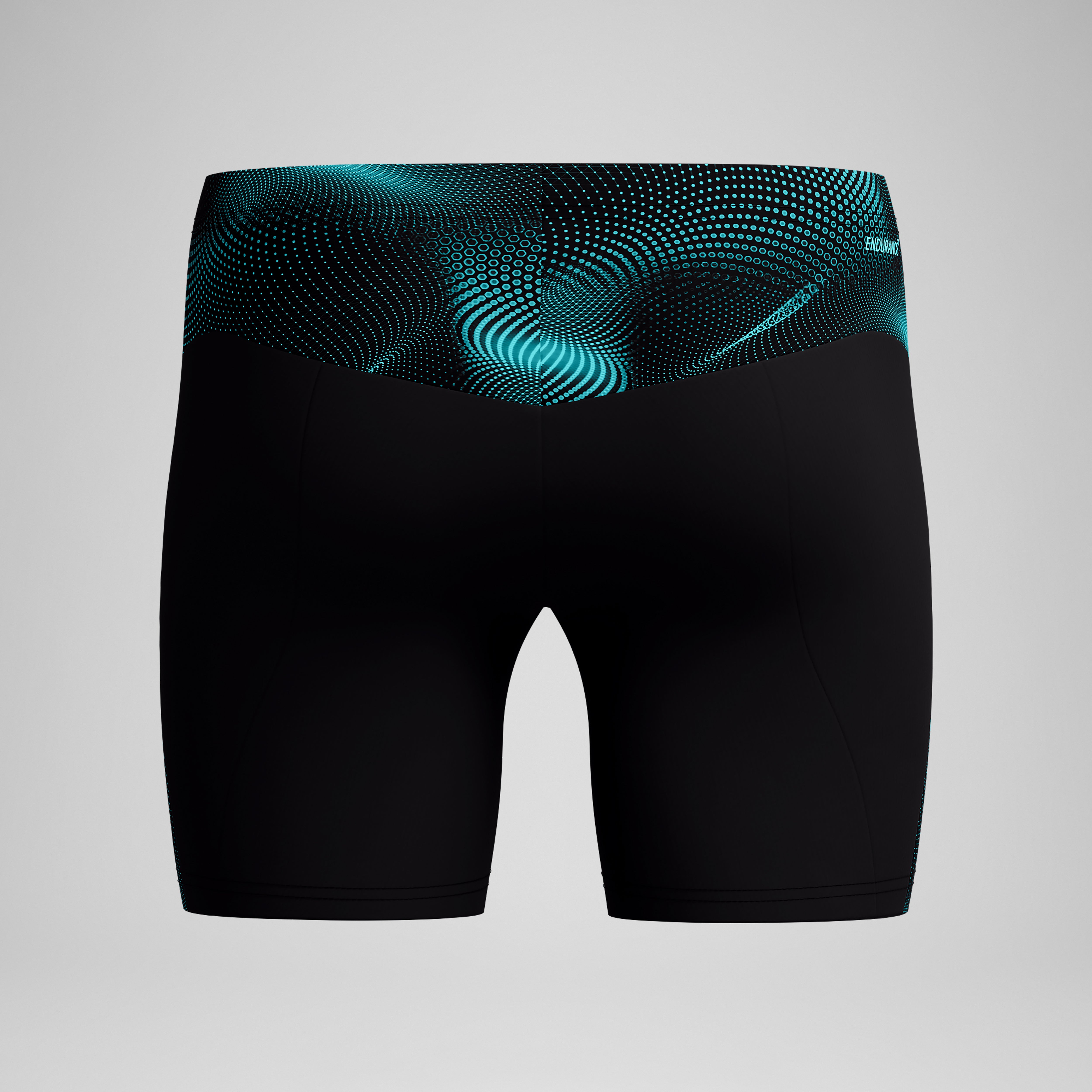 Men's Endurance+ MAX Compression Mid Jammer Black/Turquoise | Speedo