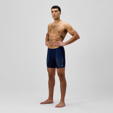 Men's Duo Logo Logo Print Mid Jammer Navy/Blue