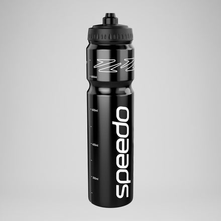 Speedo 1LTR Water Bottle Black