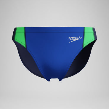 Men's Colourblock Beachstar Brief Deep Blue/Green