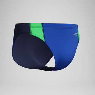 Men's Colourblock Beachstar Brief Deep Blue/Green