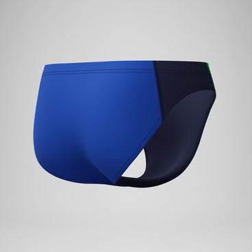 Men's Colourblock Beachstar Brief Deep Blue/Green