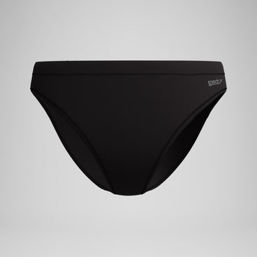 Women's Solid Classic Bikini Bottom Dark Grey