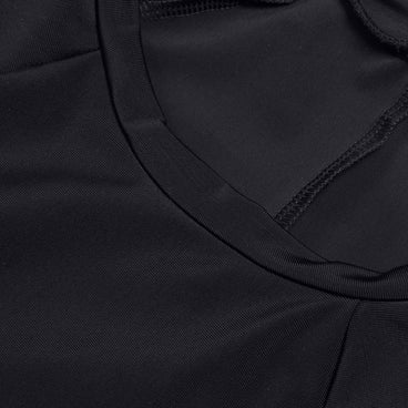 Women's Mesh Solid Crop Top Black