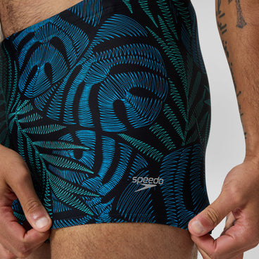 Men's Print Beachstar Square Leg Black/Blue