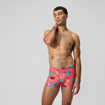 Men's Print Beachstar Square Leg Pink