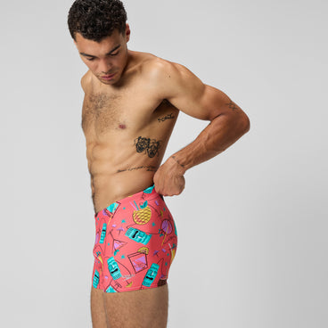 Men's Print Beachstar Square Leg Pink